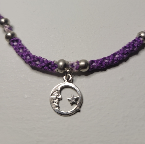 Purple Moon Choker Necklace - Picture 2 of 2